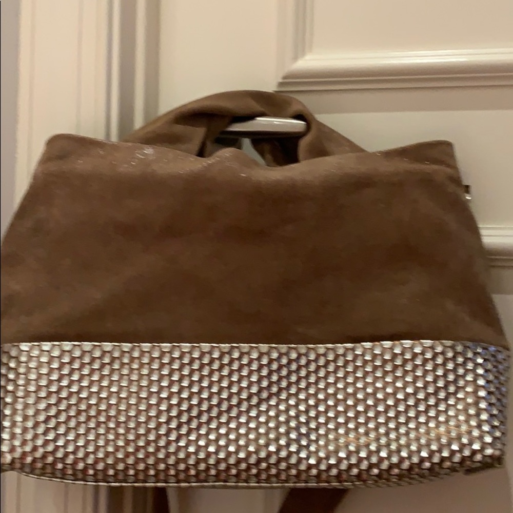 Tan suede Purse